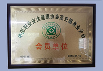 中國職業(yè)安全健康協(xié)會高空服務業(yè)分會會員單位